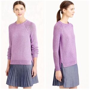 J. Crew Purple Metallic Women’s Sweater